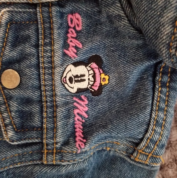 Mini Mouse baby jean jacket - Picture 3 of 4